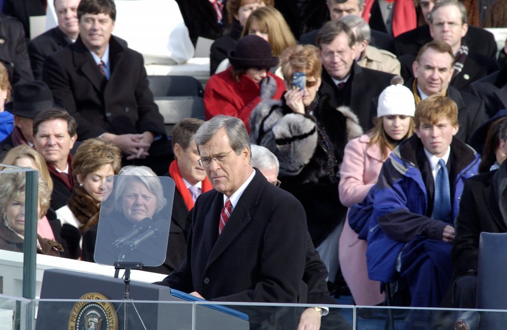 55th Presidential Inauguration 2005 George Bush Cheney Blue Hat